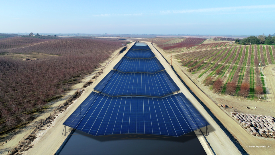 Kalifornia po vendos panele diellore mbi kanalet e ujitjes: një zgjidhje inovative për energjinë dhe kursimin e ujit