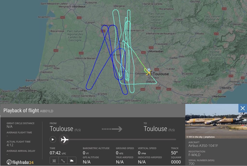 Aeroplani i transportit të mallrave Airbus A350F kryen fluturimin e parë