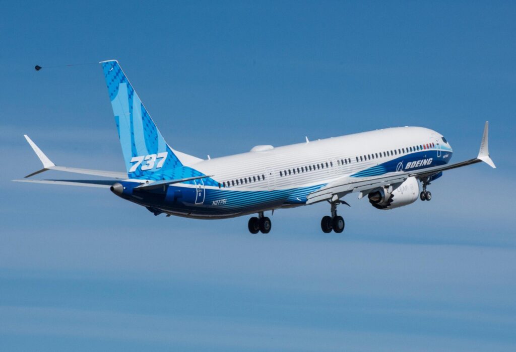 Boeing 737 Max 10 airliner