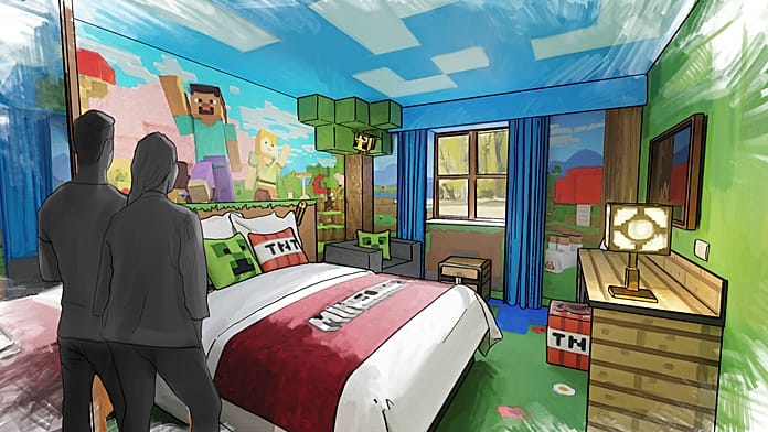 Hotel tematik i Minecraft në afër Londrës, një risi në turizmin e lojërave