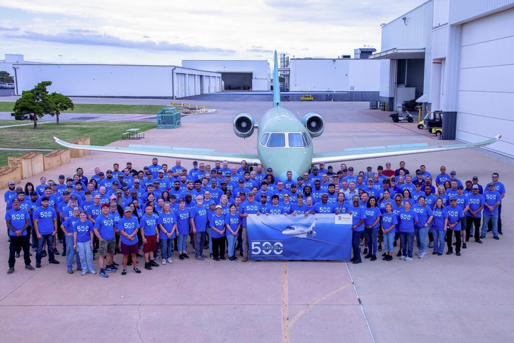 Textron Aviation rollout of 500th Cessna Citation Latitude
