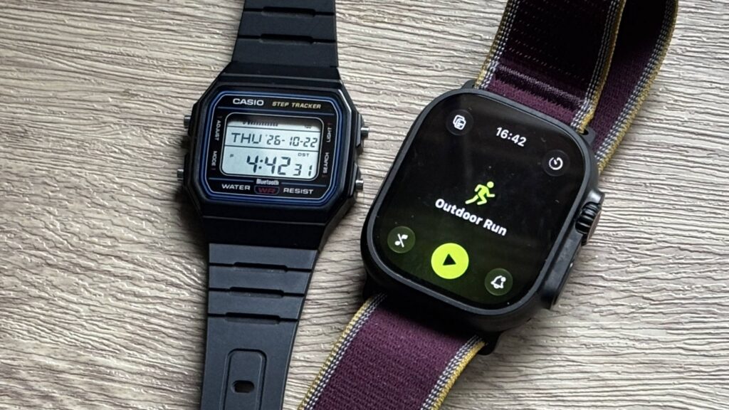 Testi i Apple Watch Ultra 4 kundrejt orës Casio F-B100W: Rezultatet ishin të ngjajshme, pavarësisht diferencës së çmimit